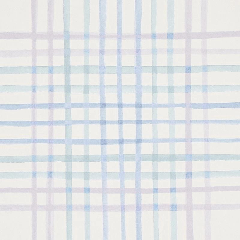 Schumacher Minerva Plaid Print Wallpaper