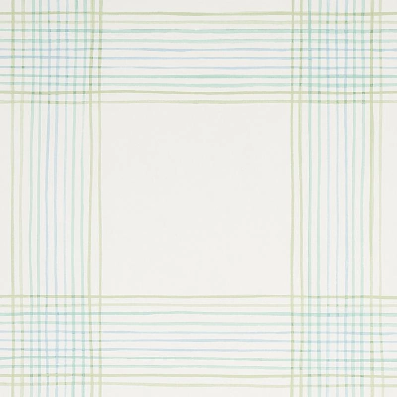 Schumacher Minerva Plaid Print Wallpaper
