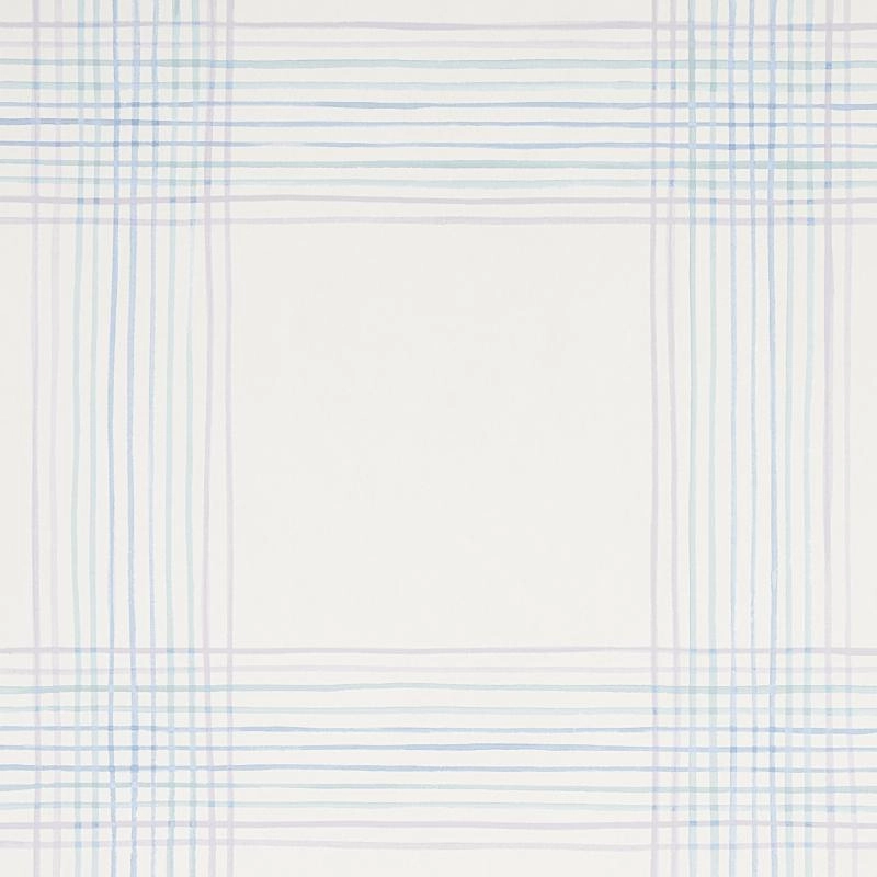 Schumacher Minerva Plaid Print Wallpaper