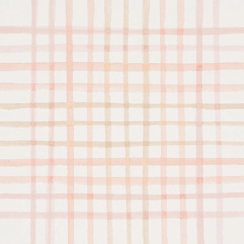 Schumacher Minerva Plaid Print Wallpaper