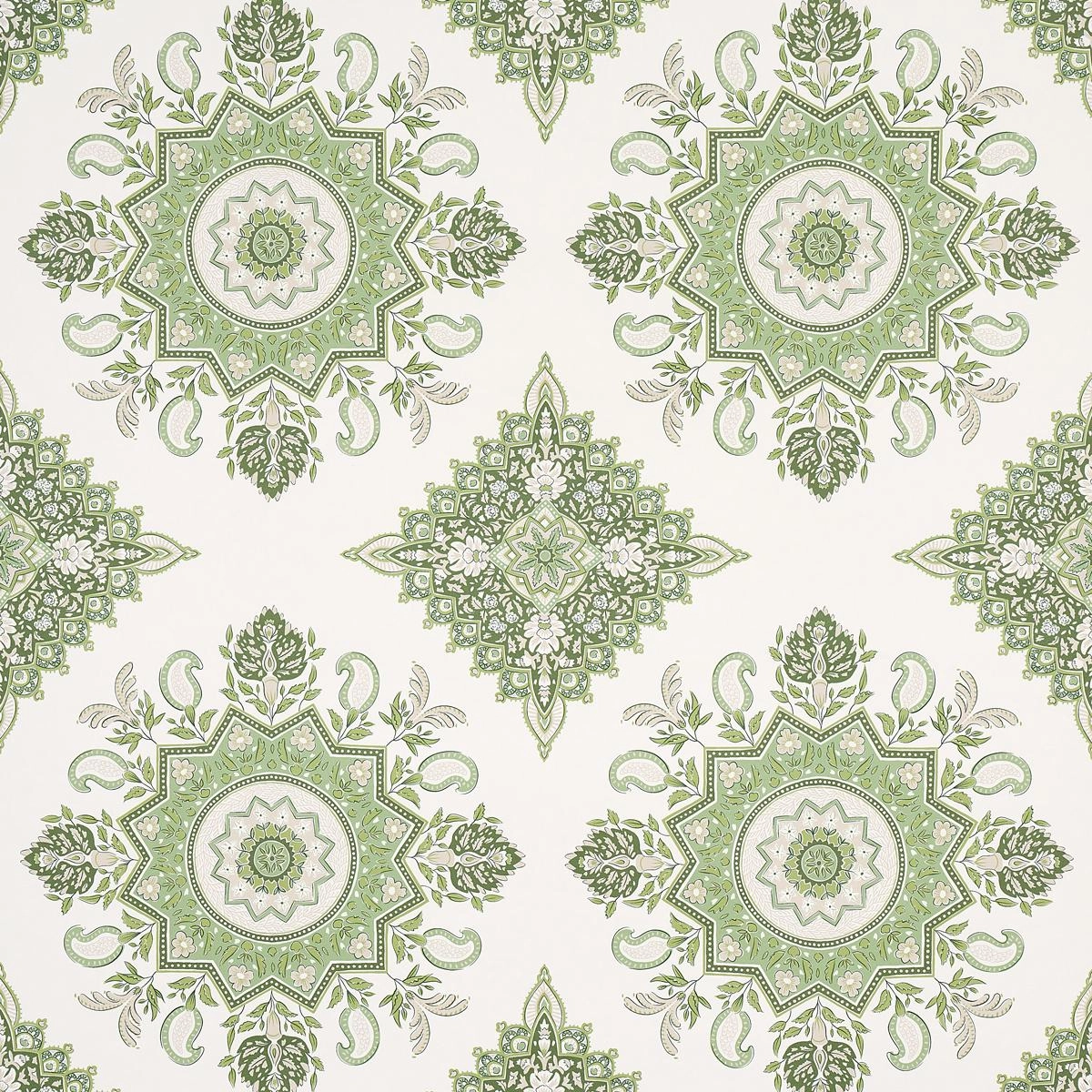Schumacher Montecito Medallion Wallpaper