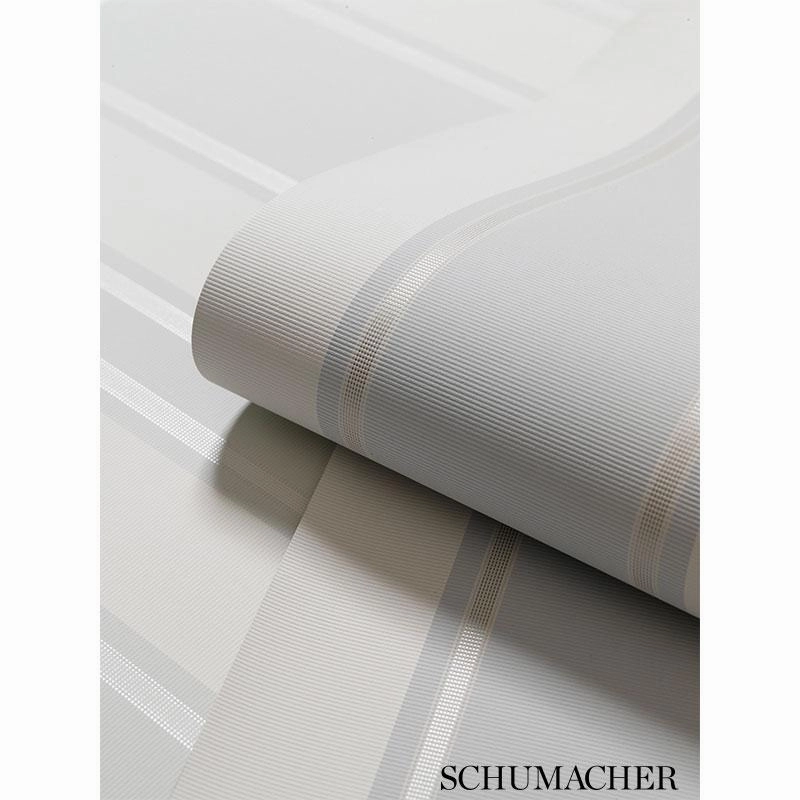 Schumacher Morgan Stripe Wallpaper