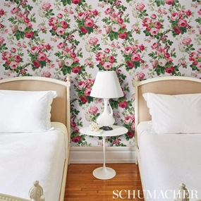 Schumacher Nancy Floral Wallpaper 
