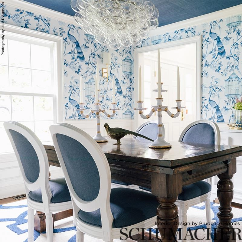 Schumacher Oiseaux Et Fleurs Wallpaper 