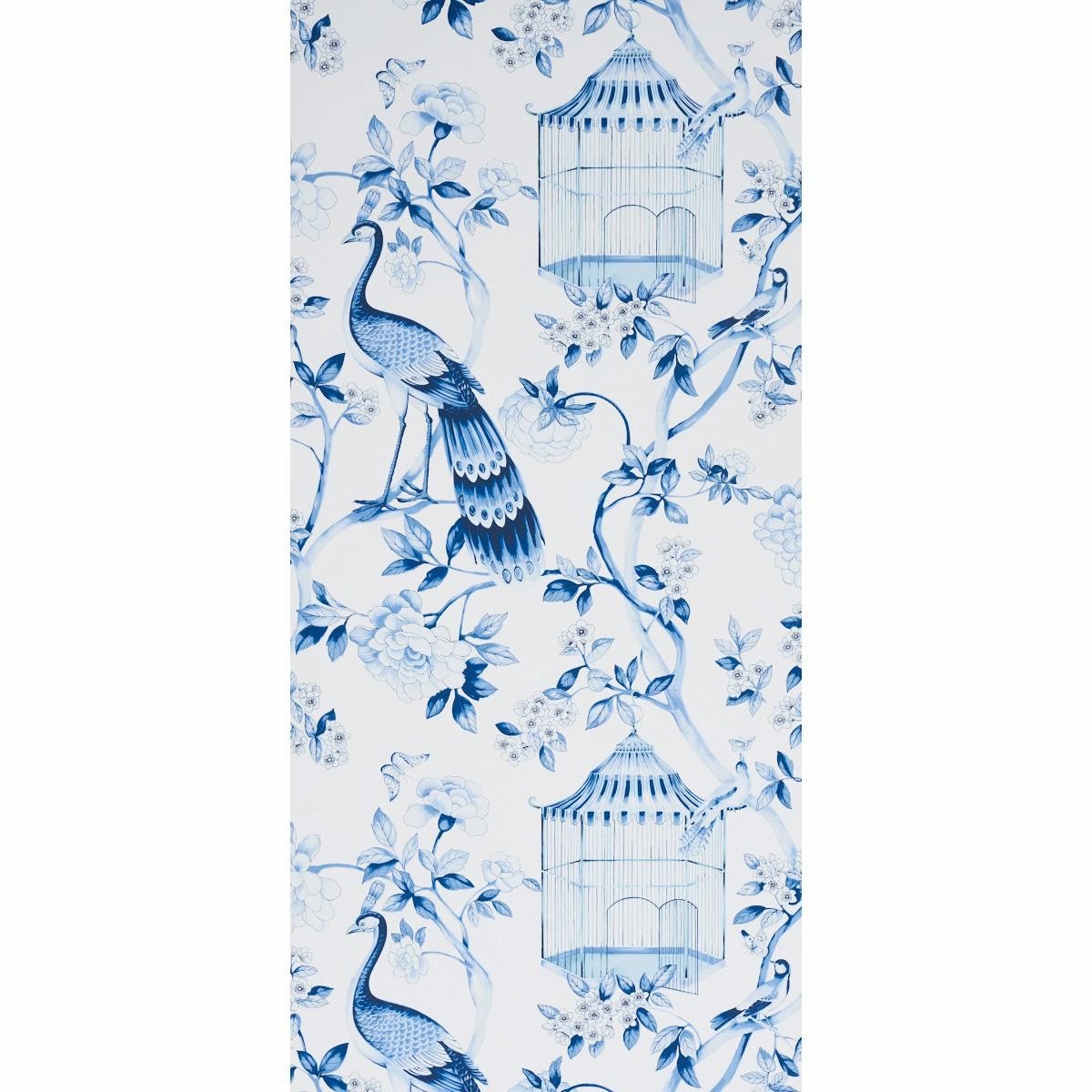Schumacher Oiseaux Et Fleurs Wallpaper