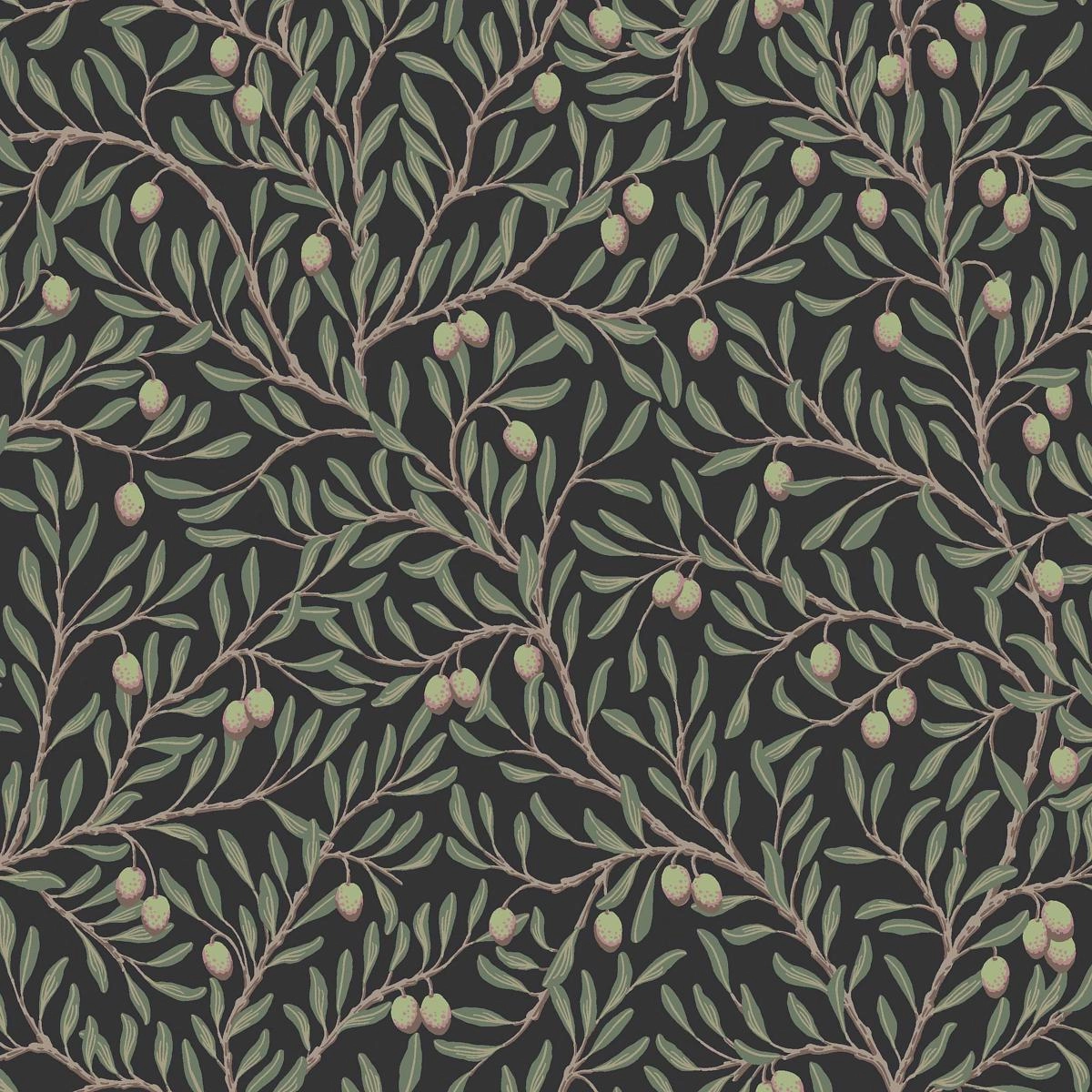 Schumacher Olivtrd Wallpaper
