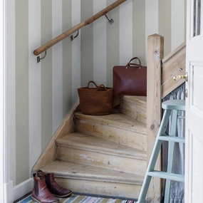 Schumacher Orust Stripe Wallpaper 