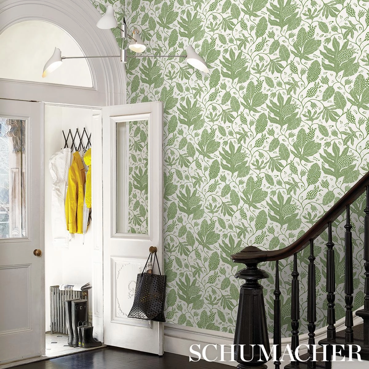 Schumacher Polka Dot Jungle Wallpaper 
