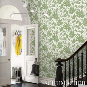 Schumacher Polka Dot Jungle Wallpaper 