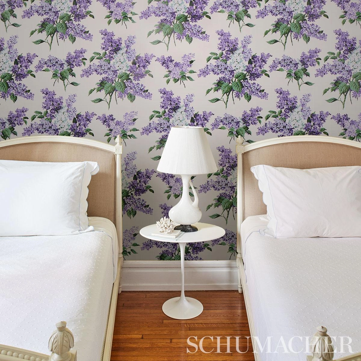 Schumacher Proust's Lilacs Wallpaper 