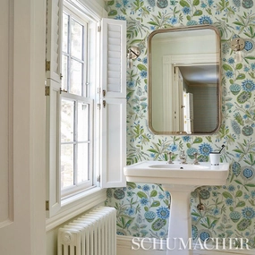 Schumacher Roca Redonda Print Wallpaper 