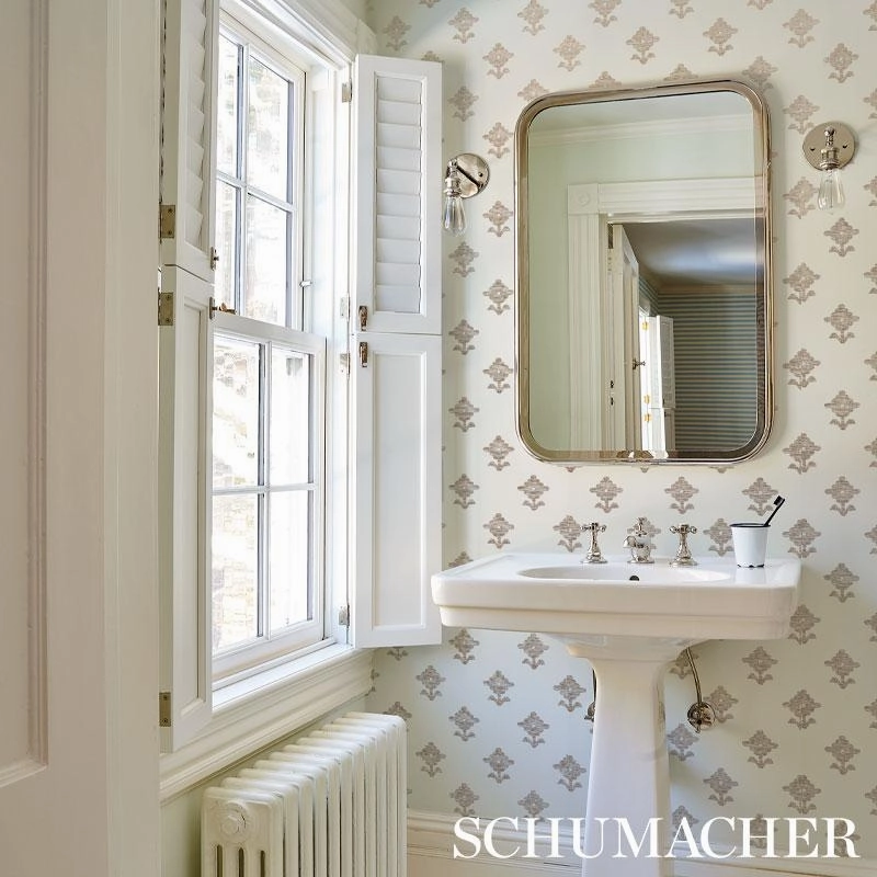 Schumacher Rubia Print Wallpaper