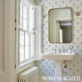 Schumacher Rubia Print Wallpaper 