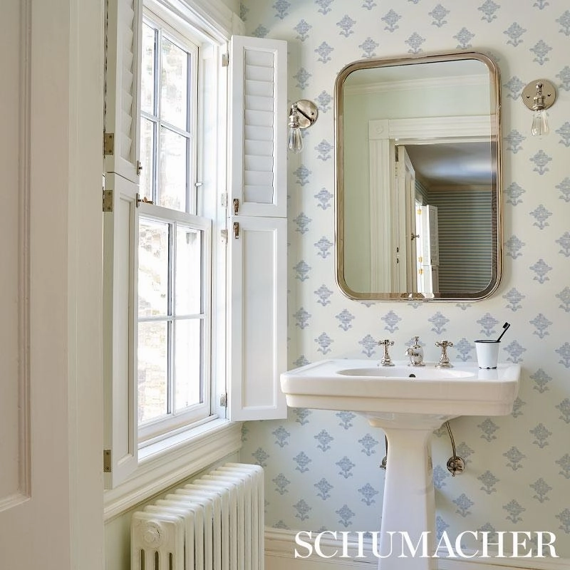 Schumacher Rubia Print Wallpaper 