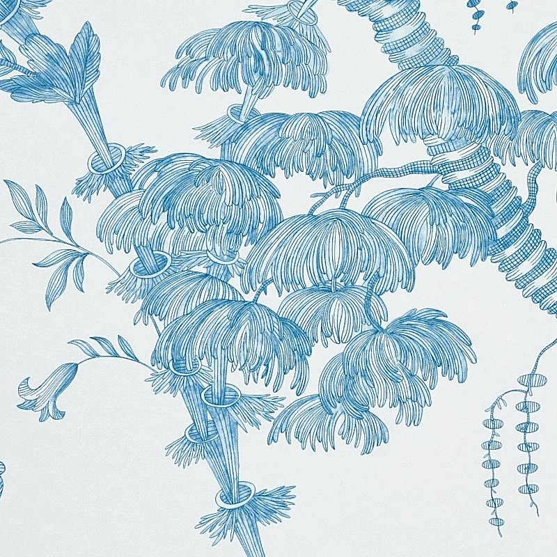 Schumacher San Cristobal Toile Wallpaper