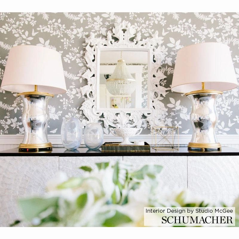 Schumacher Shadow Vine Wallpaper 