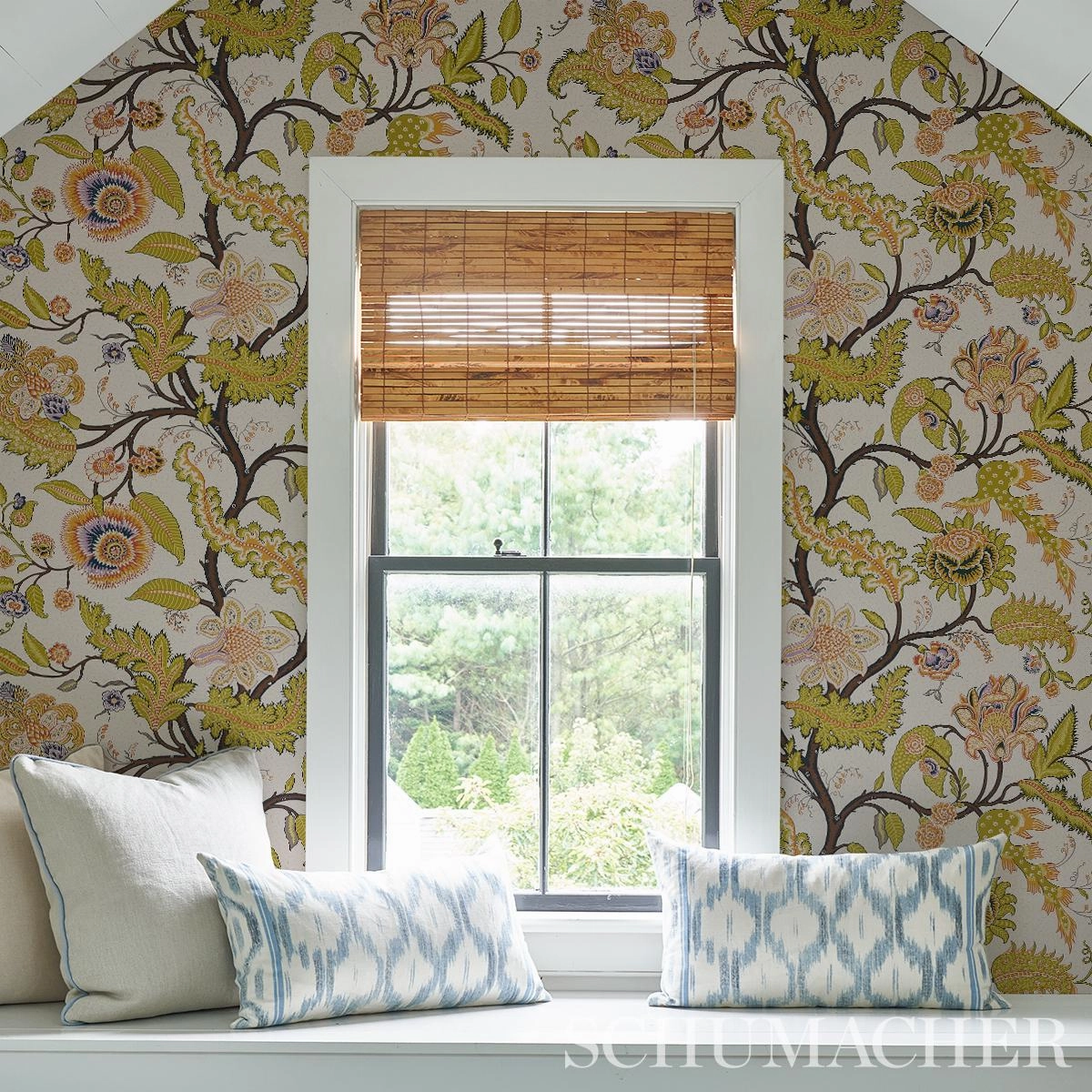 Schumacher Sinhala Sidewall Wallpaper 