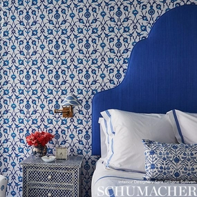 Schumacher Sultan's Trellis Wallpaper 
