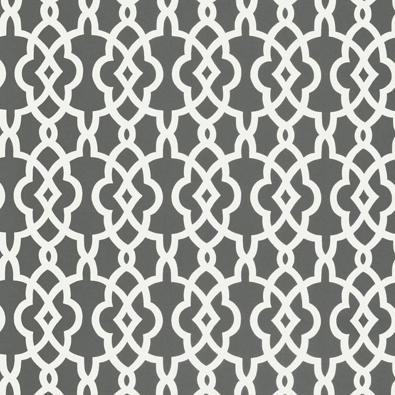 Schumacher Summer Palace Fret Wallpaper