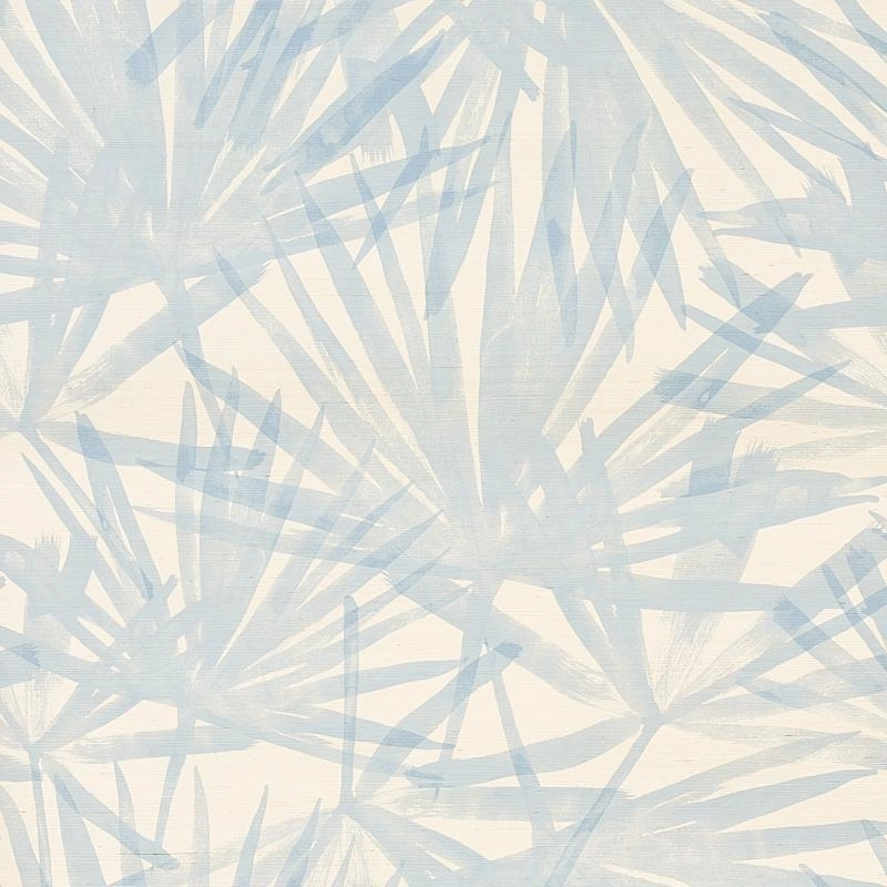 Schumacher Sunlit Palm Sisal Wallpaper
