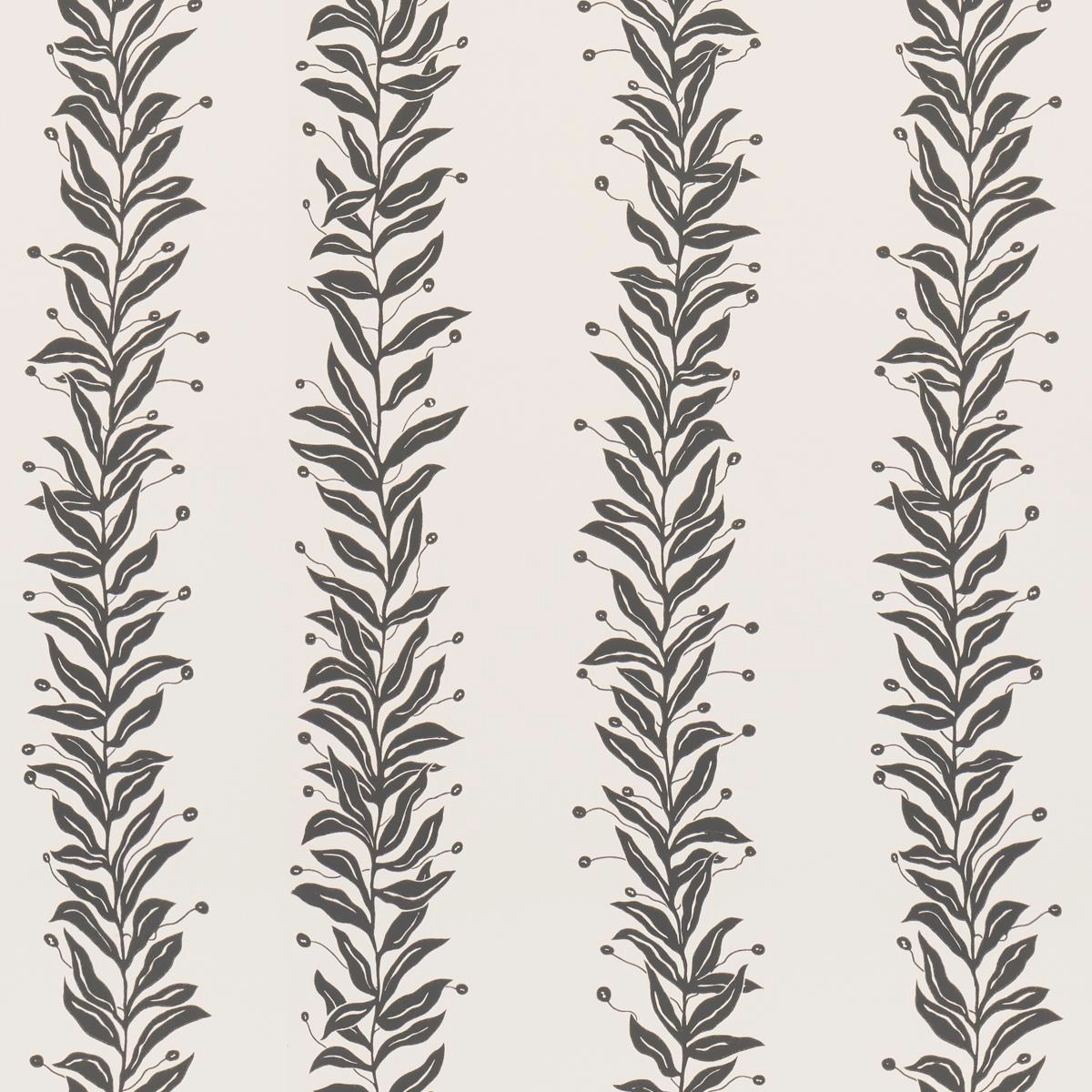 Schumacher Tendril Stripe Wallpaper
