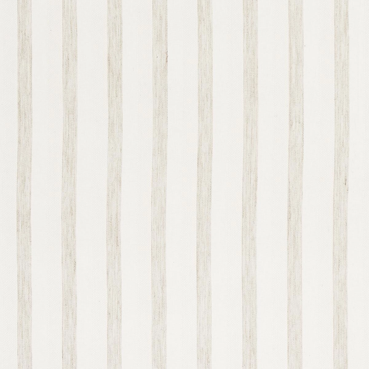 Schumacher Textured Linen Stripe Wallpaper