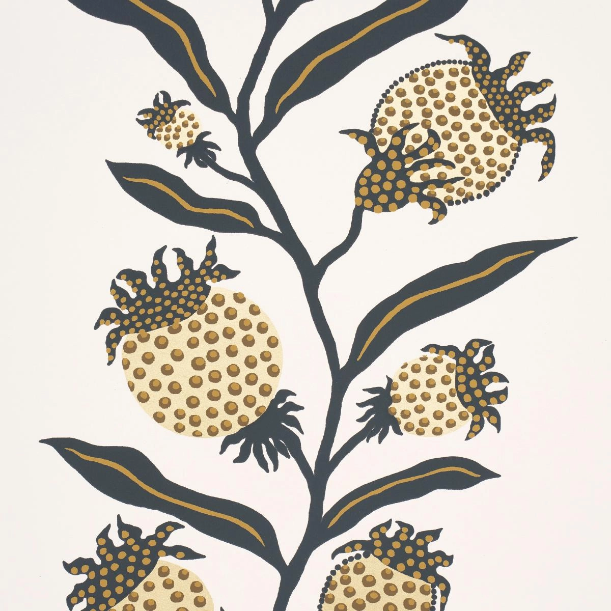 Schumacher Thistle Vine Wallpaper