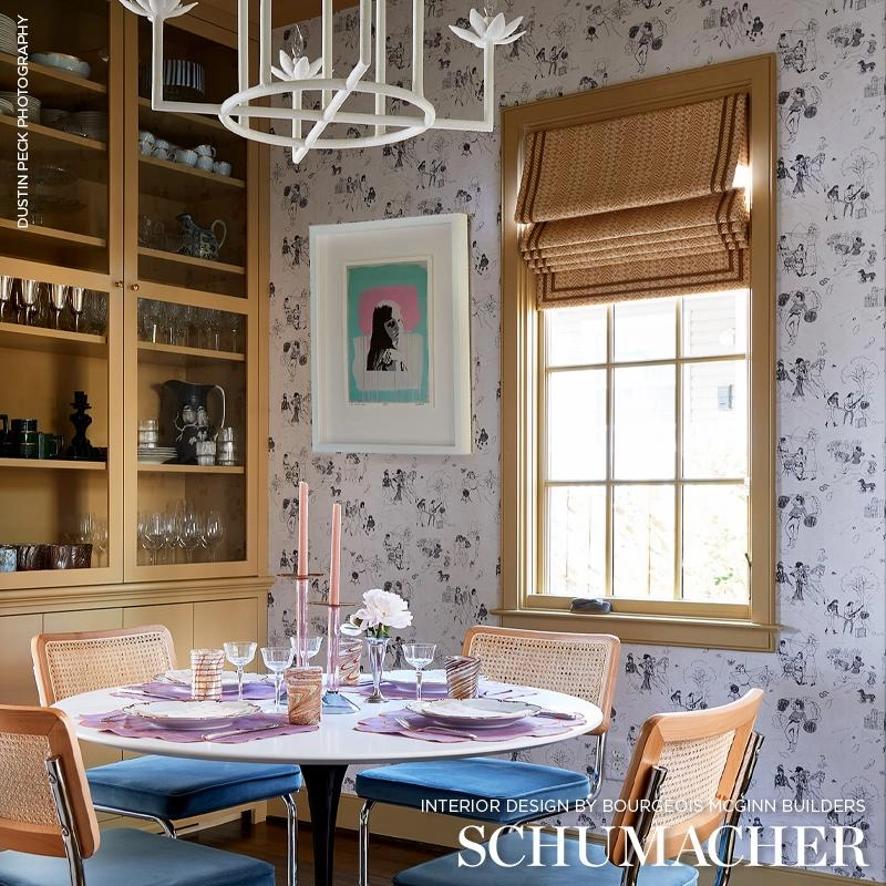 Schumacher Toile De Femmes Wallpaper 