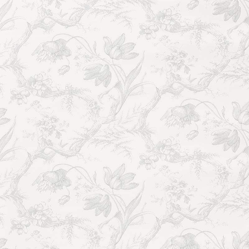 Schumacher Toile De Fleurs Wallpaper