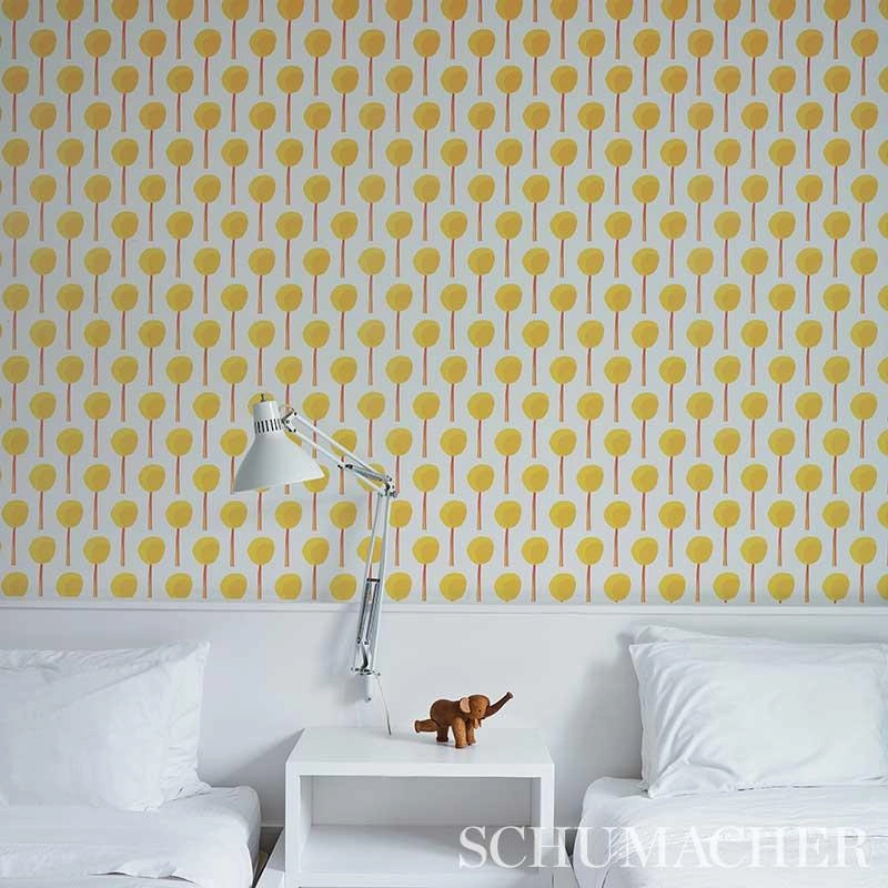 Schumacher Topiary Wallpaper 