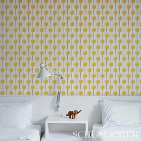 Schumacher Topiary Wallpaper 