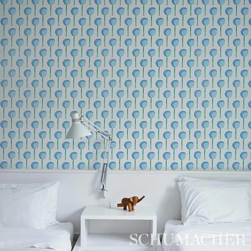 Schumacher Topiary Wallpaper