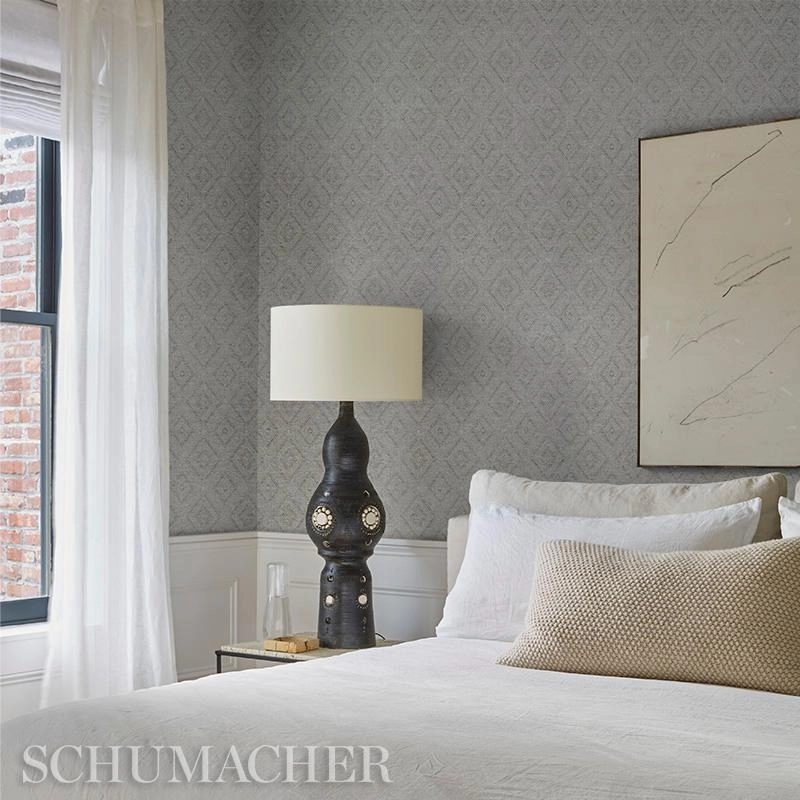 Schumacher Tortola Paperweave Wallpaper 