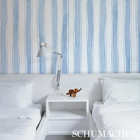 Schumacher Tracing Stripes Wallpaper 