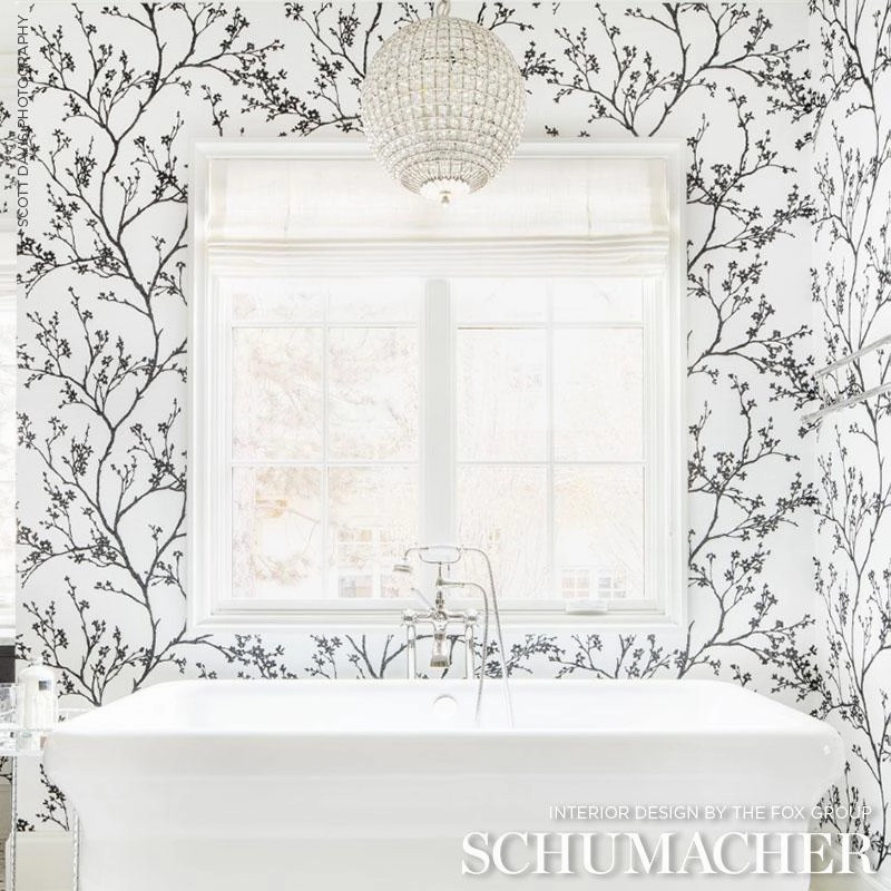 Schumacher Twiggy Paperweave Wallpaper