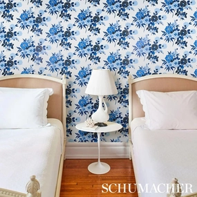 Schumacher Valentina Floral Wallpaper 