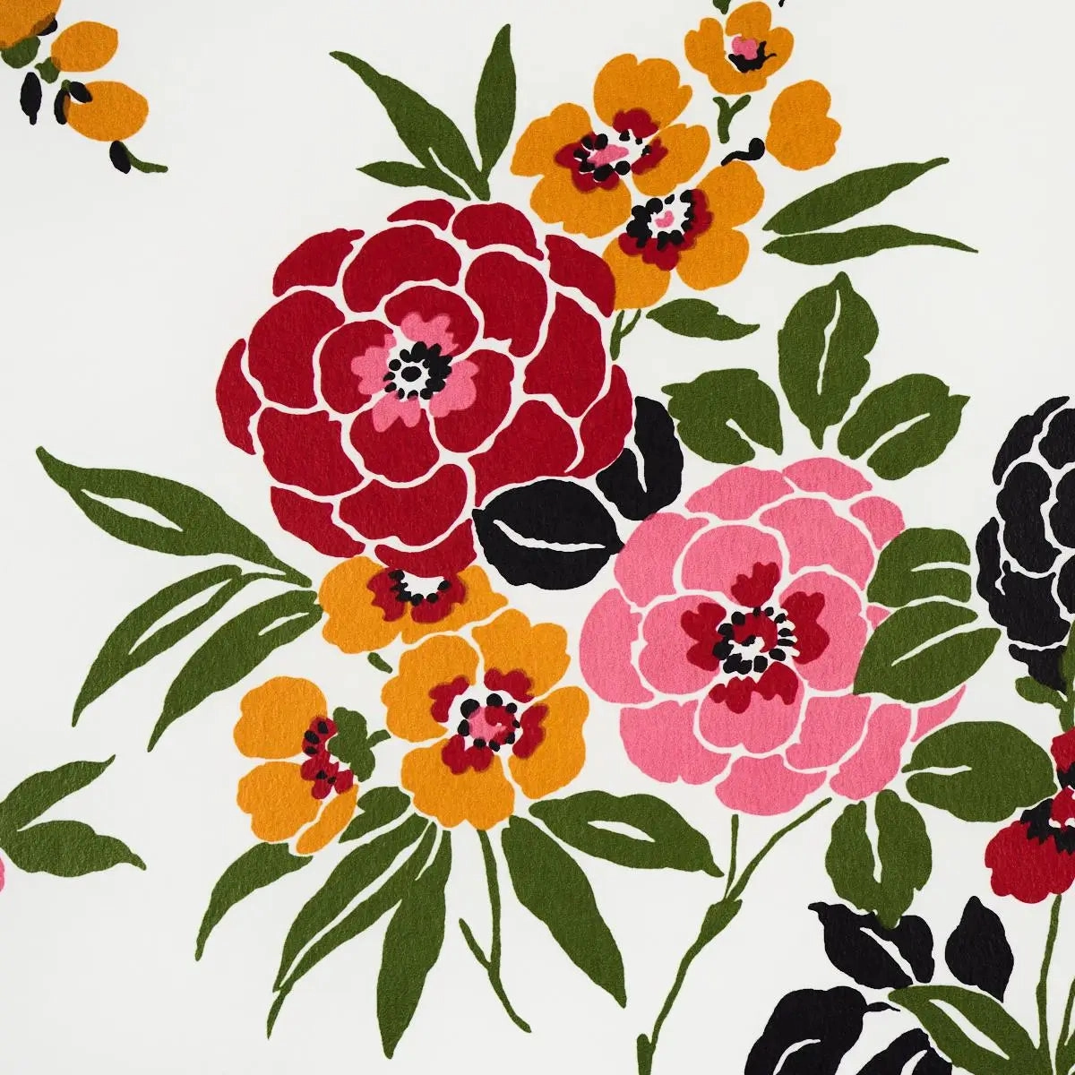 Schumacher Valentina Floral Wallpaper