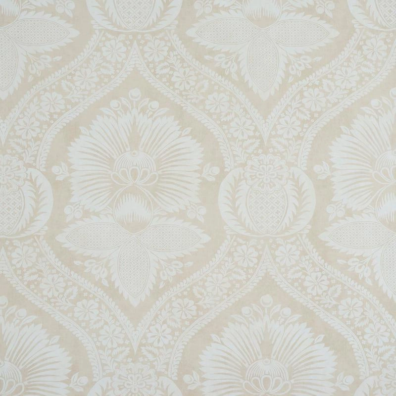 Schumacher Villandry Damask Print Wallpaper