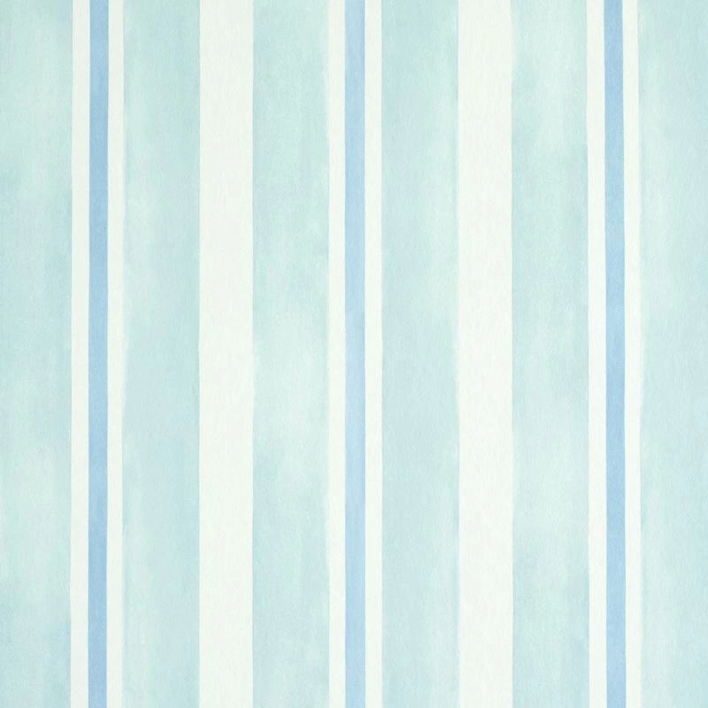 Schumacher Watercolor Stripe Wallpaper