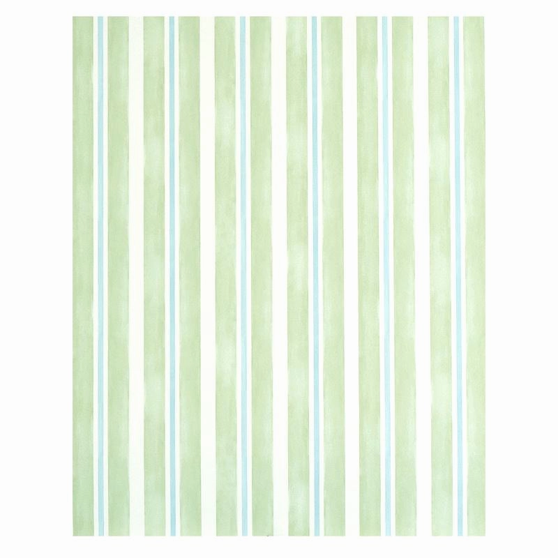 Schumacher Watercolor Stripe Wallpaper