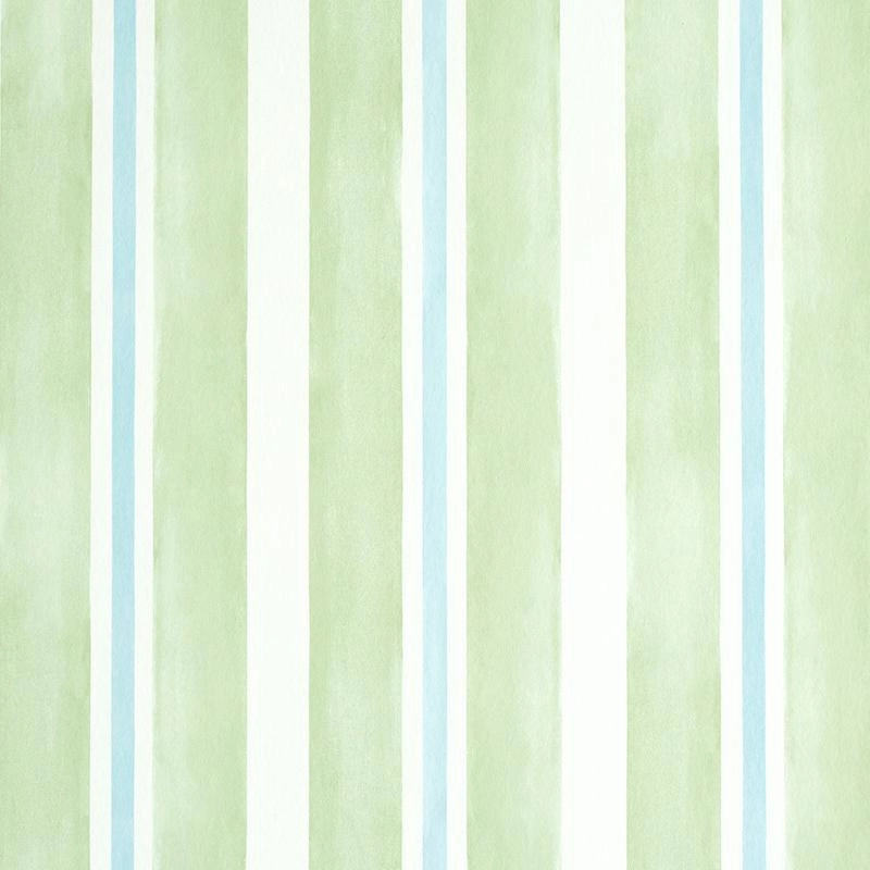 Schumacher Watercolor Stripe Wallpaper