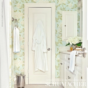 Schumacher Whitney Floral Wallpaper 