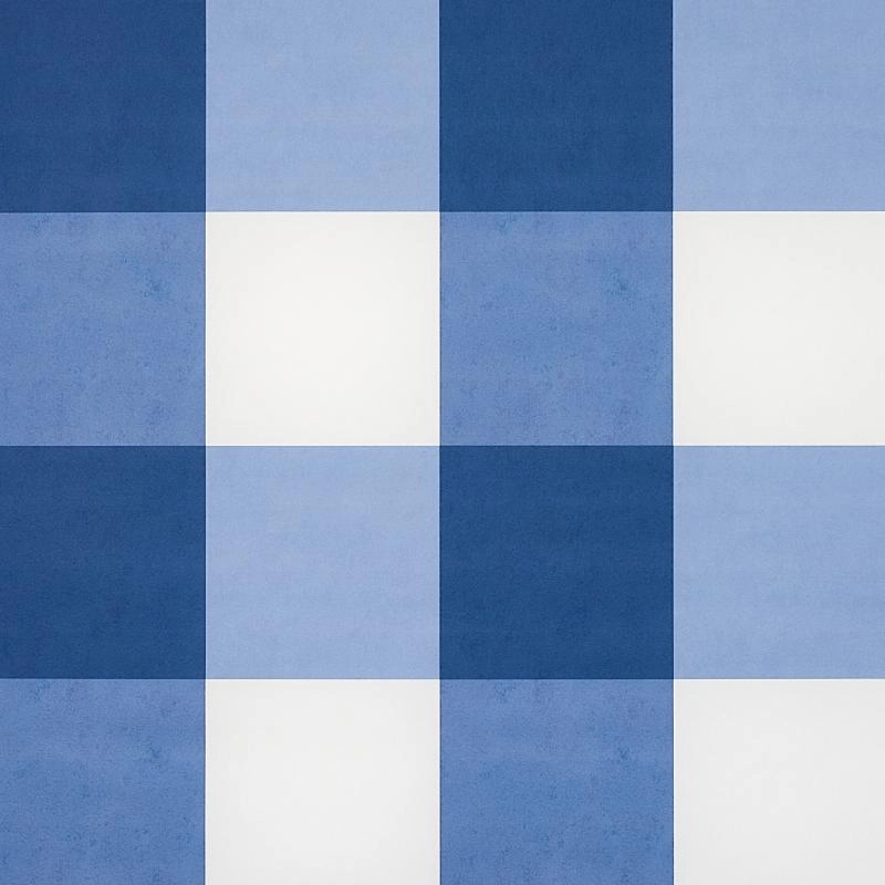 Schumacher Willa Check Large Wallpaper