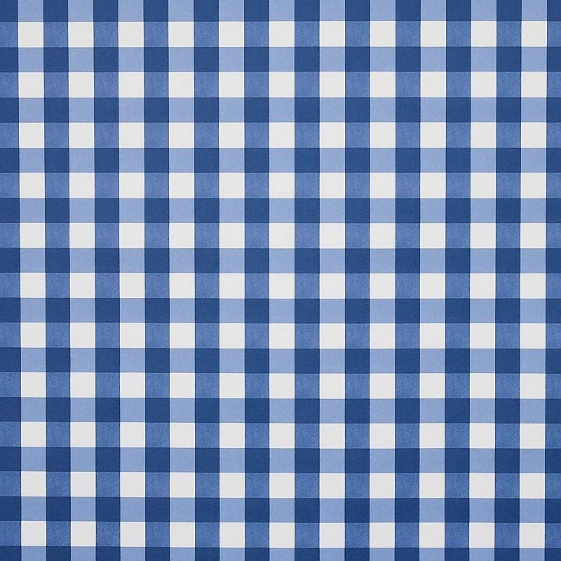 Schumacher Willa Check Small Print Wallpaper
