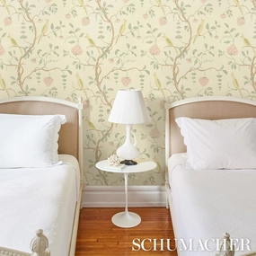 Schumacher Wisteria Sisal Wallpaper 