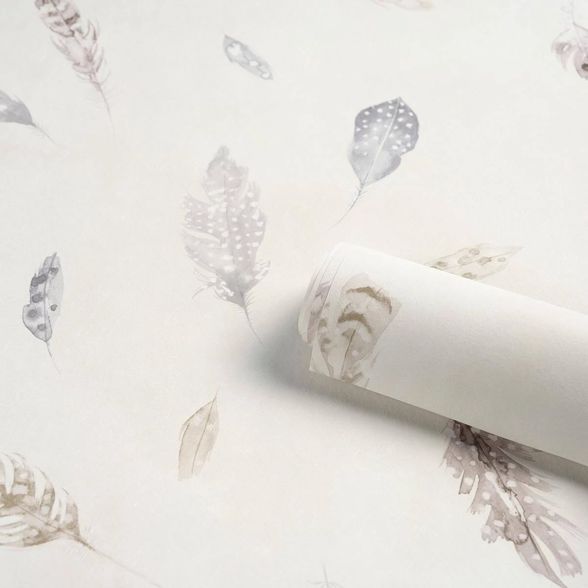 Schumacher Woodland Feathers Wallpaper