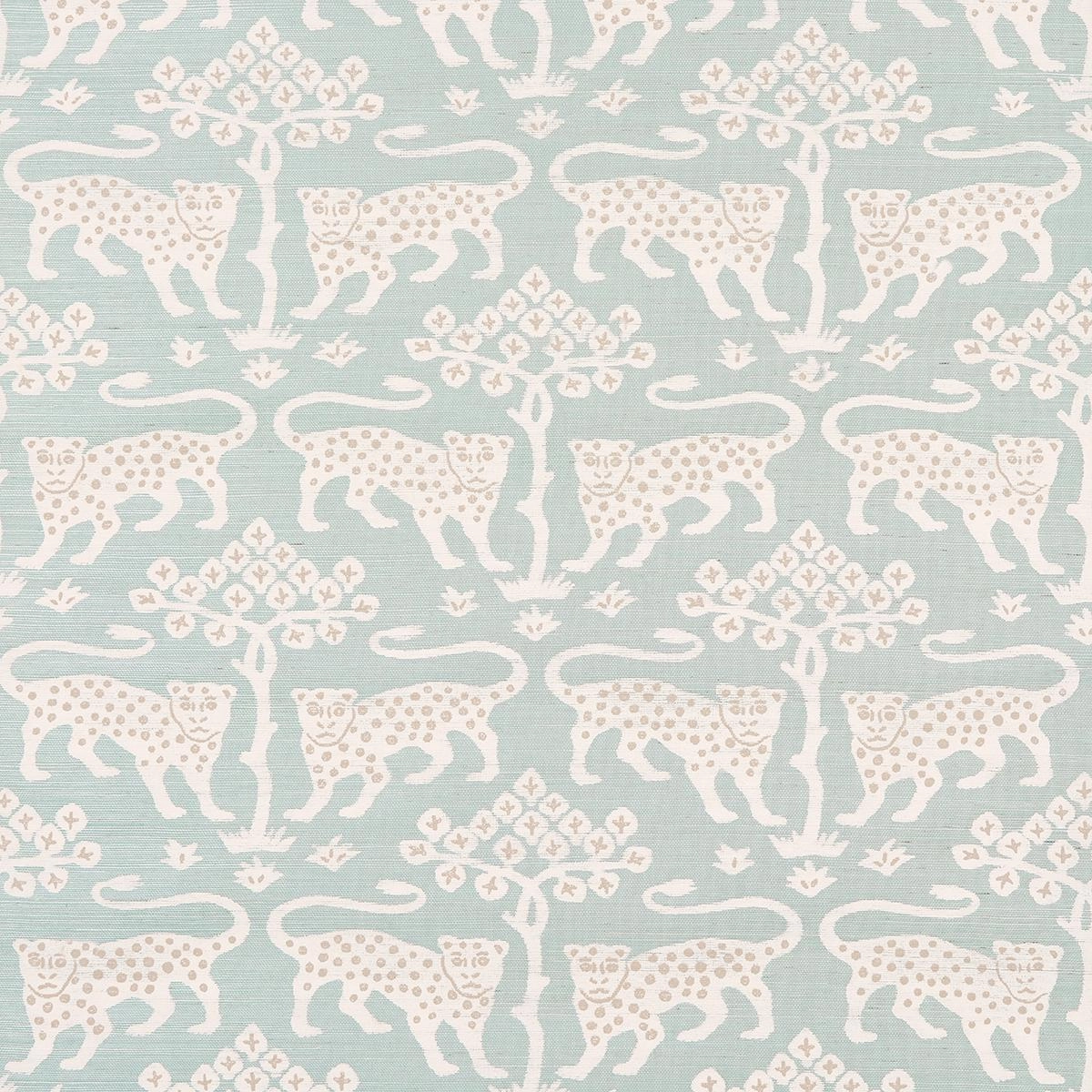 Schumacher Woodland Leopard Sisal Wallpaper