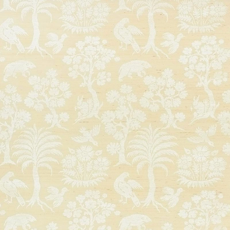 Schumacher Woodland Silhouette Sisal Wallpaper