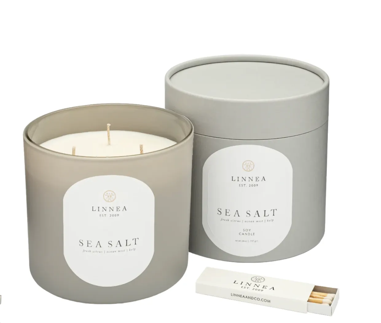 Sea Salt Grande 3 Wick Candle