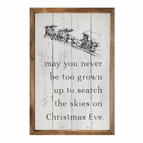 Search The Skies Wood Framed Print 